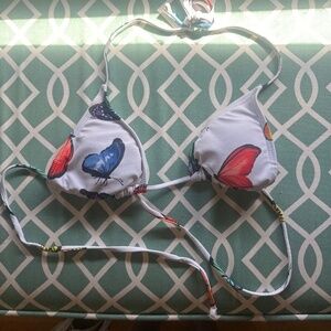 Shein Small Butterfly String Bikini Top